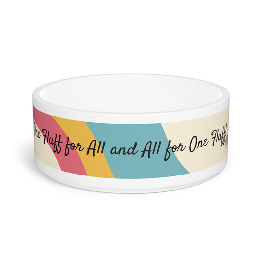 Groovy Dog Bowl